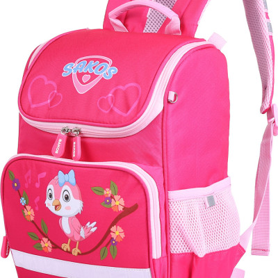 Balo Học Sinh Thời Trang SAKOS SIMPLE - Họa Tiết Dễ Thương, Siêu Nhẹ, Chống Gù Bảo Vệ Đôi Vai Và Cột Sống Của Trẻ