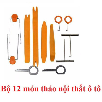Bộ dụng cụ tháo đồ nhựa/nội thất ô tô (Bộ 12 món)