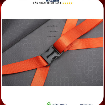 Vali cao cấp Macsim SMLV2301 cỡ 20 inch màu trắng- Hàng loại 1