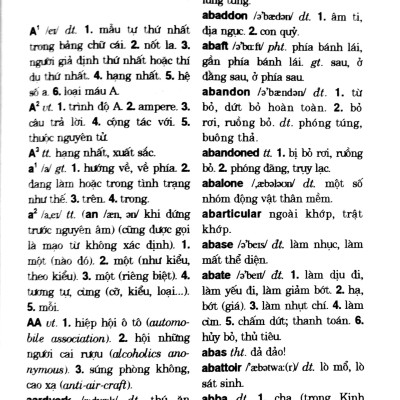 Từ Điển Anh - Việt 120.000 Từ