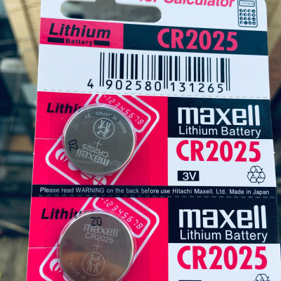 Pin CR2025 Maxell Lithium 3V vỉ 5 viên