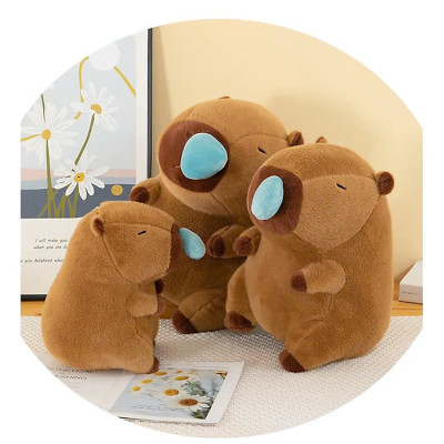 Gấu bông Chuột Capybara Thú nhồi bông Capybara Bộ trưởng Bộ Ngoại Giao đáng yêu 23cm Thú Bông Quà Tặng