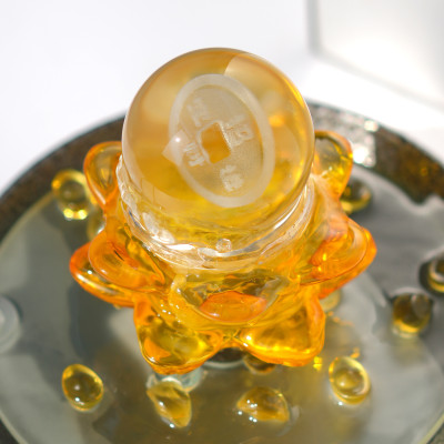 Thác Nước Phong Thủy Ngọc Cát Tam Tài Trang Trí_ Hàng chính hãng