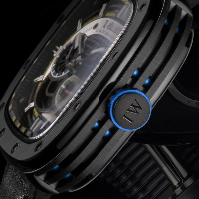 Đồng hồ nam chính hãng IW CARNIVAL IW666G-1 Kính sapphire ,chống xước,Chống nước ,Bảo hành 24 tháng,Máy cơ (Automatic),Dây da cao cấp,thiết kế lộ cơ thể thao
