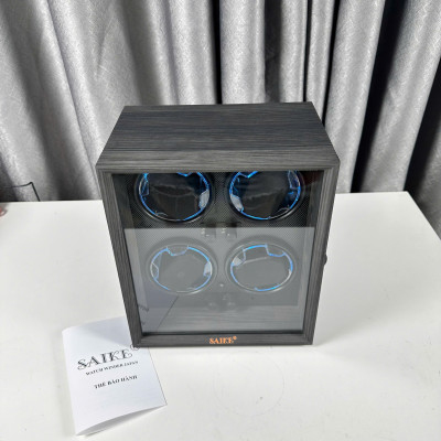 Bảo hành 2 năm Hộp 4 xoay dáng đứng SAIKE mở nắp tự dừng (Tặng củ sạc Adapter)