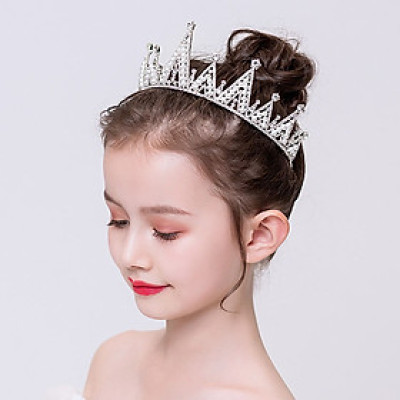 Vương miện nữ hoàng vương miện cô dâu dáng cao