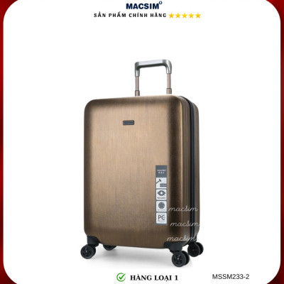 Vali cao cấp Macsim Smooire MSSM1233-2 cỡ 21 inch màu gold hàng loại 1