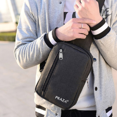 Combo Túi Xách Du Lịch Cao Cấp & Túi Đeo Messenger PRAZA - TX078DC095 (Combo Đen)