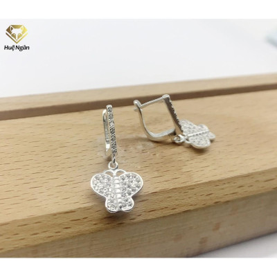 Bông tai bạc Ý 925 Huệ Ngân - Cánh Hồ Điệp RYE140933