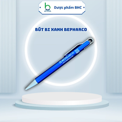 Quà tặng - Bút bi xanh Bepharco