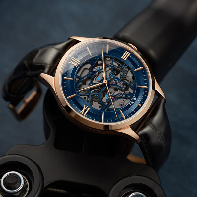 Đồng Hồ Nam I&W Carnival 523G Chính Hãng Full Box Chống Nước Kính Chống Xước Dây Da Cao Cấp BH 60T (Máy Cơ Tự Động)