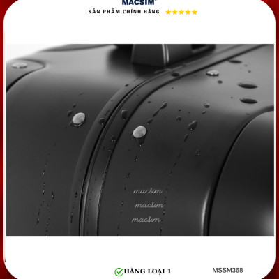 Vali cao cấp Macsim Smooire MSSM368cỡ 20 inch màu đen - Hàng loại 1