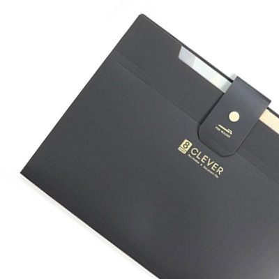 Bìa Đựng Hồ Sơ 8 Ngăn Simple - Morning Glory 79280 - Màu Xám