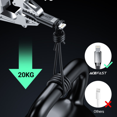 Cáp Acefast USB-C to Light.ning dài 0.3m - DC3-01 Hàng chính hãng Acefast
