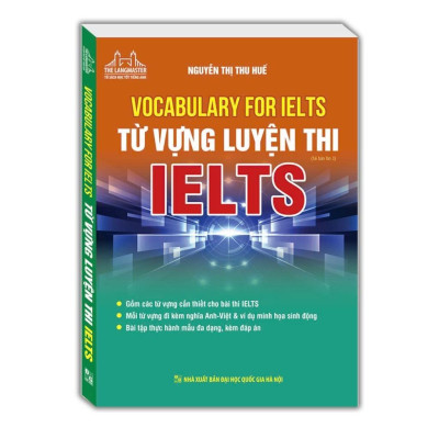 Sách - Từ Vựng Luyện Thi Ielts + 130 Bài Ngữ Pháp Tiếng Anh - Bản Màu - Minh Thắng