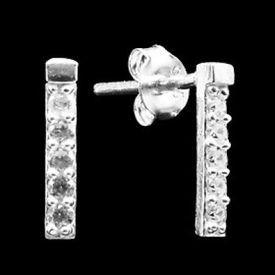 Hoa Tai Bạc Hiểu Minh HT292 Đơn Giản