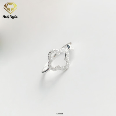 Nhẫn bạc nữ S925 Italia Bạc Xinh Huệ Ngân- RR1351