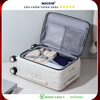 Vali cao cấp Macsim Hanke MSH9860 26 inch đen- Hàng loại 1