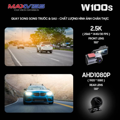 Camera hành trình Maxvis W100s Hàng chính hãng