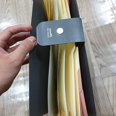 Bìa Đựng Hồ Sơ 8 Ngăn Simple - Morning Glory 79280 - Màu Xám