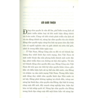 Sách - Nâng Cao Năng Lực Cầm Quyền Của Đảng Cộng Sản Việt Nam Đáp Ứng Yêu Cầu Tình Hình Mới - NXB Chính Trị Quốc Gia
