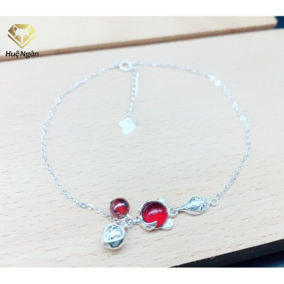 Lắc chân bạc Ý 925 Huệ Ngân - Hồ ly phong thủy RYBJ50085