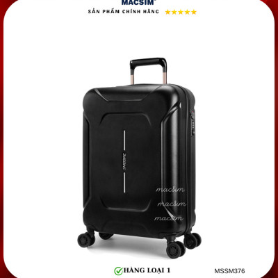 Vali cao cấp Macsim Smooire MSSM376 cỡ 24 inch màu đen - Hàng loại 1