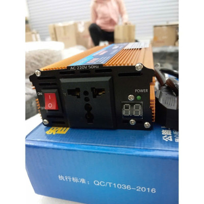 Bộ kích 48v 60v cắm xe điện lên 220V, bộ đổi nguồn ắc quy inverter 48V lên 220V 1500W