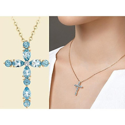 Dây chuyền thánh giá sang trọng cho nữ đi dự tiệc