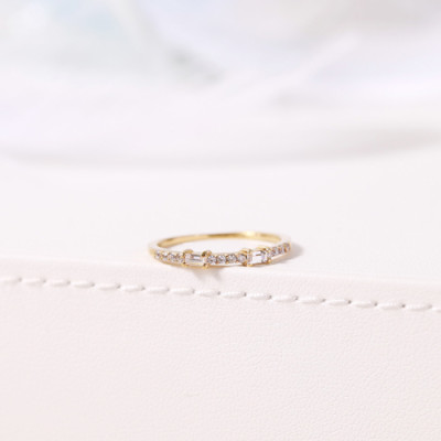 Nhẫn bạc nữ đính đá chữ nhật TPHCM Gix Jewel N26