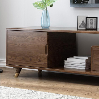 Kệ TV gỗ tự nhiên nguyên khối 180*250cm,kệ tivi gỗ tiện ích sang trọng lux-KTV05