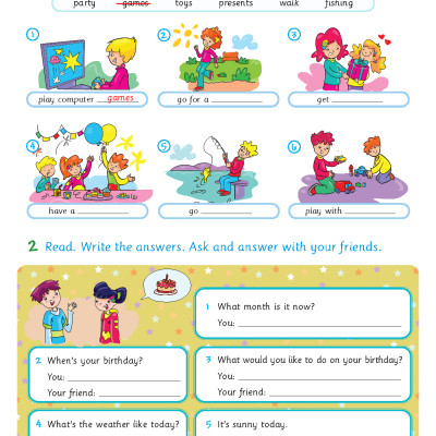 Bài tập bổ trợ Tiếng Anh 5 Extra and Friends