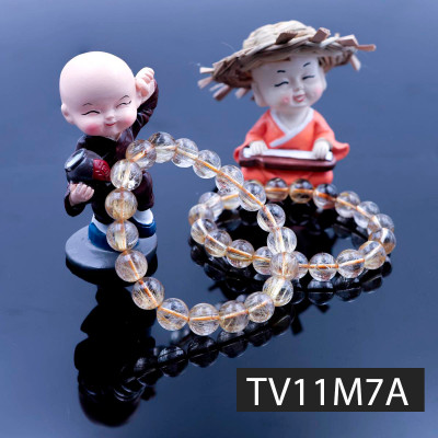 Vòng thạch anh tóc vàng by Anqlo Lusso 11mm-7A