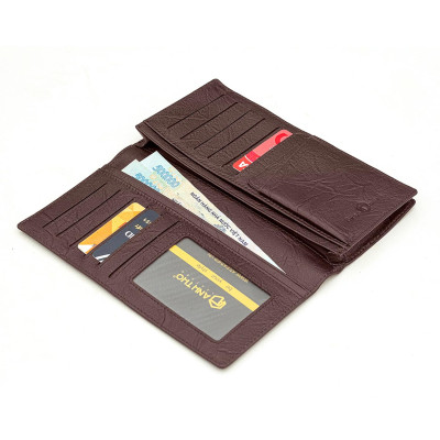 Ví dài KURO - Da bò vân sần | Anh Tho leather