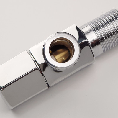 Van giảm áp và khóa đường nước Đồng mạ Chrome Eurolife EL-X40 (Trắng bạc)