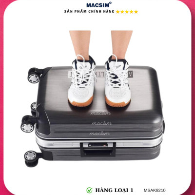 Vali cao cấp Macsim Aksen hàng loại 1 MSAK8210 cỡ 20inch- màu bạc