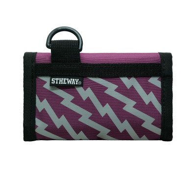 Ví Ngắn 5THEWAY Tím aka 5THEWAY /solid/ SQUARE WALLET in BURGUNDY