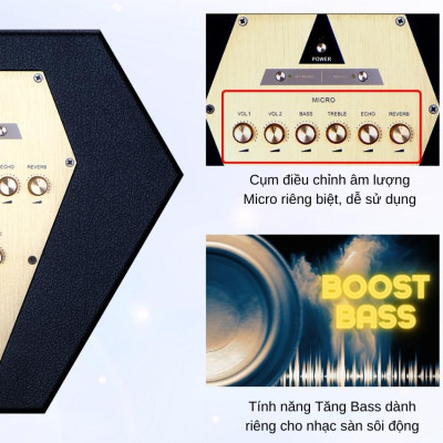 Dàn âm thanh loa tháp di động ACNOS CS500