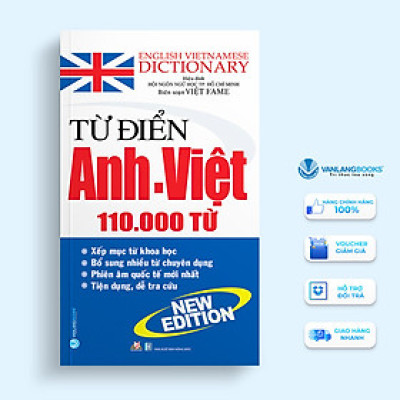 Sách - Từ Điển Anh Việt 110000 Từ - Văn Lang