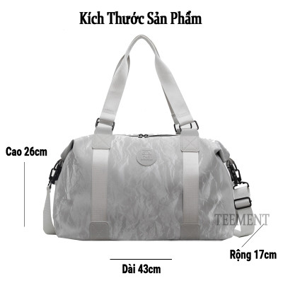 Túi Xách Du Lịch Thời Trang Nam Nữ Cao Cấp Teement Phong Cách Mới, Nhiều Ngăn, Chống Thấm Nước- Hàng Chính Hãng
