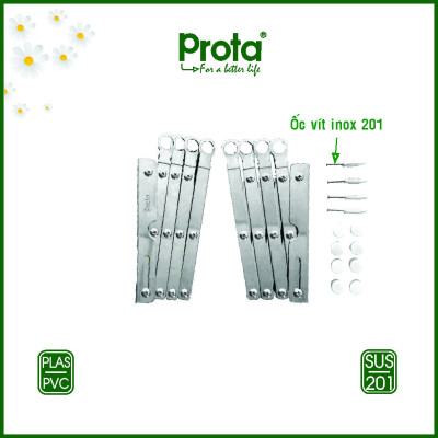 [CHÍNH HÃNG] Giàn phơi thông minh Prota inox ống 16mm co giãn cao cấp loại 100cm- Bảo hành 12 tháng
