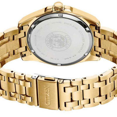 Đồng Hồ Nam Citizen Đính Kim Cương Dây Kim Loại Máy Eco-Drive BM7103-51L - Mặt Xanh (Sapphire)