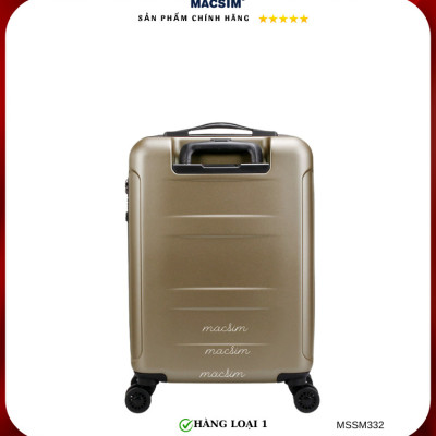 Vali cao cấp Macsim Smooire MSSM332 cỡ 24 inch màu vàng hàng loại 1