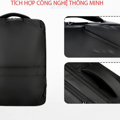 Ba lô thông minh sạc USB tiện dụng chứa máy tính 15,6 inh