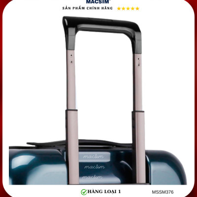 Vali cao cấp Macsim Smooire MSSM376 cỡ 20 inch màu blue - Hàng loại 1