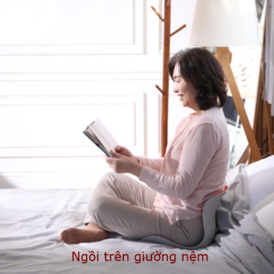 [Mình Ngọc_Chi phí thấp nhất _Ghế Roichen] Ghế  chỉnh dáng ngồi đúng Roichen Hàn Quốc, Ghế dành cho Nữ Màu Tím nhạt
