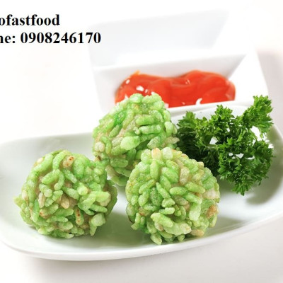 Hải sản cốm xốt Mayonnaise 30v - 600g Cty ĐEN ĐỎ - VIÊN HẢI SẢN CỐM XỐT MAYO - VIÊN MAYO CỐM  - VIÊN CỐM MAYO - VIÊN HẢI SẢN XỐT MAYO - VIÊN MAYO XANH - VIÊN CÁ MAYON XANH - CHẢ CÁ MAYO CỐM - CHẢ CÁ CỐM MAYO - ĐEN ĐỎ - DENDO - CÔNG TY ĐEN ĐỎ