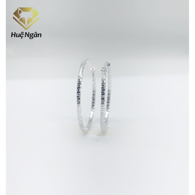 Bông tai bạc Ý 925 Huệ Ngân - Bông tai xinh RYE3014101