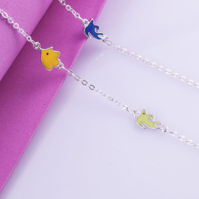 Lắc chân bạc nữ S925 Italia Bạc Xinh RYBJ50029