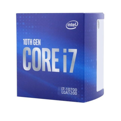 Bộ vi xử lý CPU Intel i7 - 10700 ( 2.9GHz Turbo up to 4.8GHz , 8 Core , 16 Threads , 16MB Cache , 65W ) - Hàng Chính Hãng